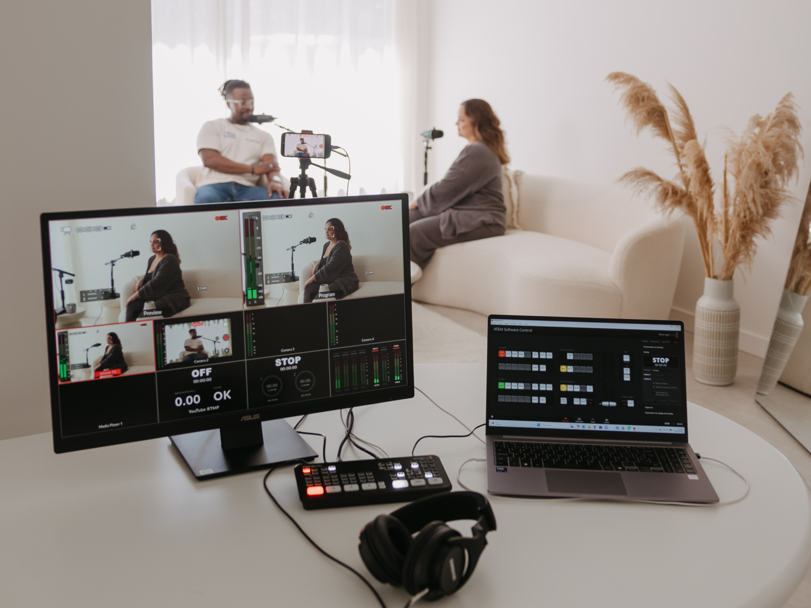 Producción audiovisual de podcast